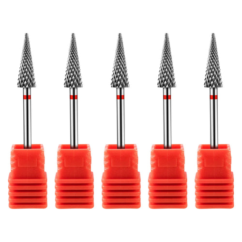 Tip Tungsten Carbid Nail Drill Bits Electric Manicure Drill Accessory