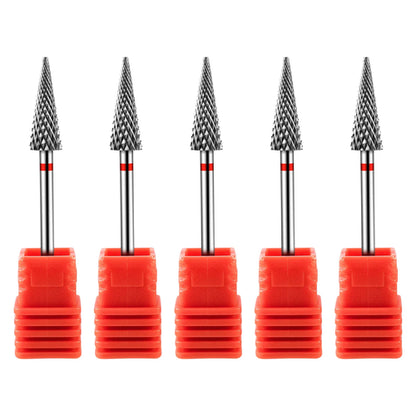 Tip Tungsten Carbid Nail Drill Bits Electric Manicure Drill Accessory