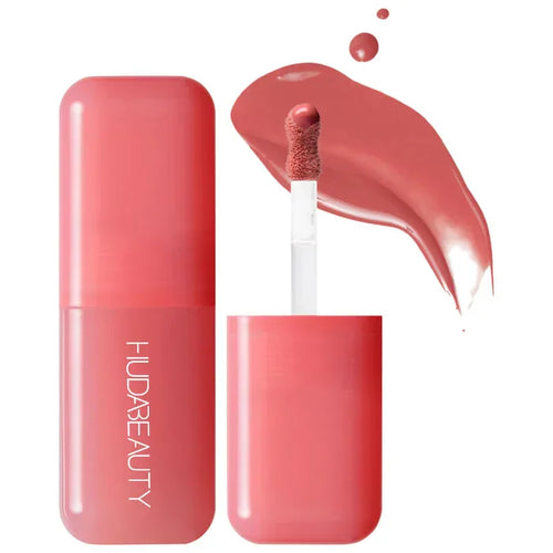 Huda Beauty Blush Filter Soft Glow Liquid Blush Shiny Lip Gloss