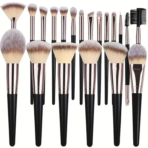 3-20PCS Makeup Brushes Set Soft Fluffy Eyeshadow Foundation Concealer
