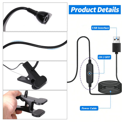Gooseneck Nail Enhancement Lamp Usb Clip Desk Lamp 395 Nail