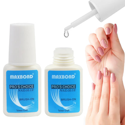 5pcs quick drying adhesive nail glue professional nail glue for false