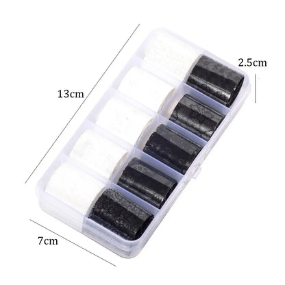 10 Rolls 2.5*60cm New Black White Lace Transfer Foil Nail Art Sexy