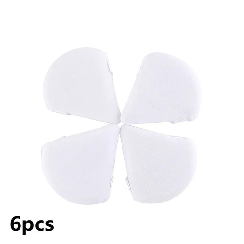 1/2/3/6Pcs Triangle Velvet Powder Puff Face Cosmetic Eye Beauty Makeup