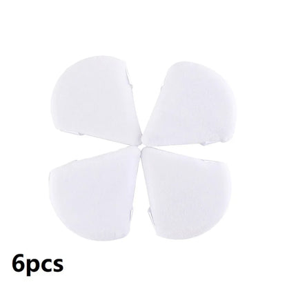 1/2/3/6Pcs Triangle Velvet Powder Puff Face Cosmetic Eye Beauty Makeup