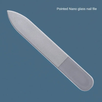 Transparent Nail File Nano Glass Nail Files Professional Sanding