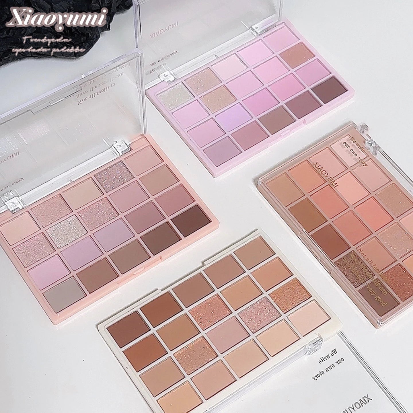 20-color eye shadow tray, cigarette powder, rose tray, warm and warm,