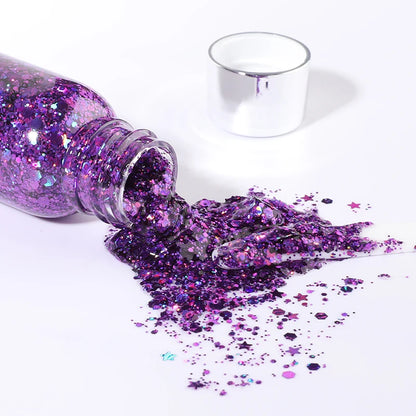 Eye Glitter Nail Hair Body Face Gel Art Waterproof High Gloss Glitter