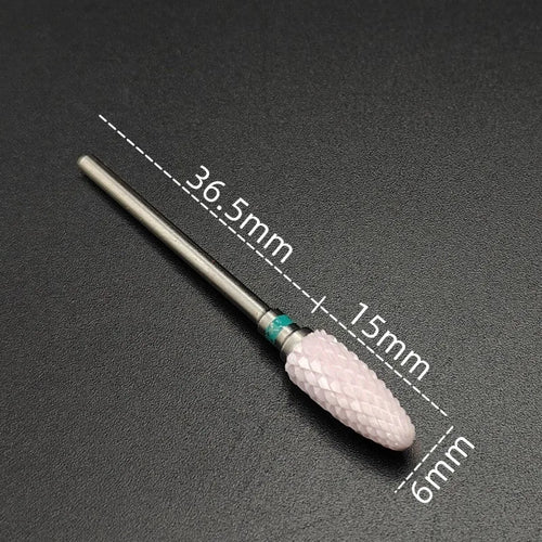 Ceramic Carbide Nail Drill Bit Rotate Burr Milling Nail Cutter Bits