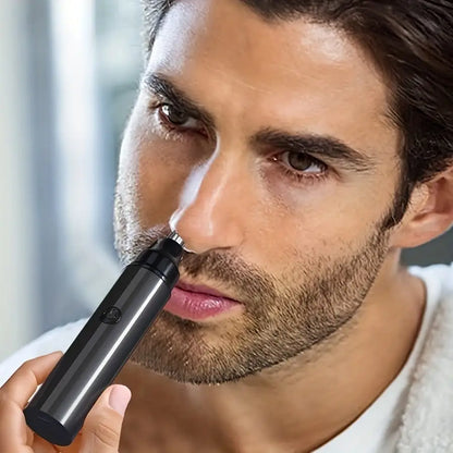 Rechargeable Nose Hair trimmer and Facial Hair remover for Men Nose