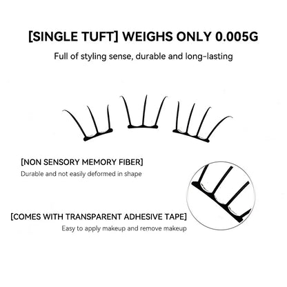 Gege Bear K-pop Lash Without Glue - Natural & Fluffy, Instant