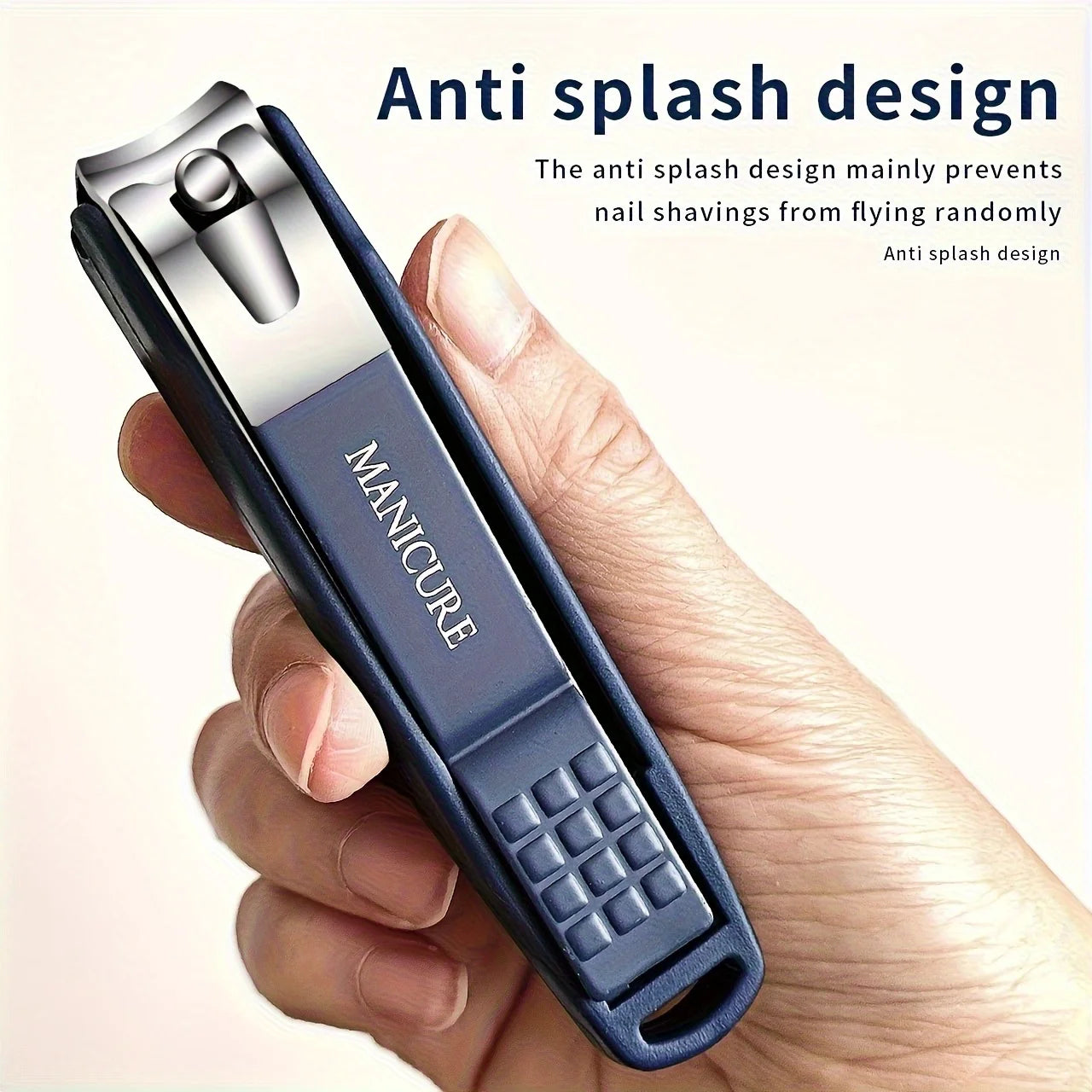 Stainless Steel Nail Clippers Manicure Tools Large Opening Nail