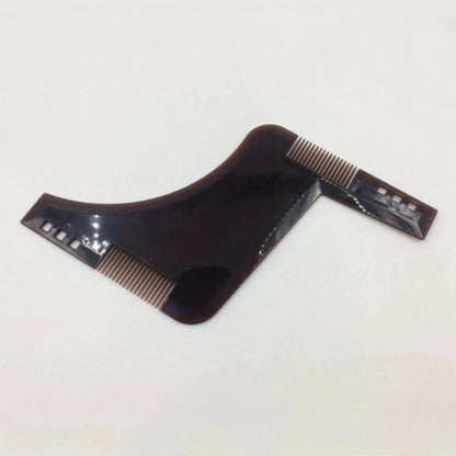 Men Black Plastic Moustache Moulding Comb Straighten Comb Cutter Beard