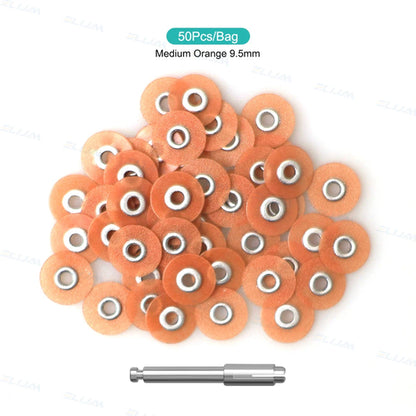 50Pcs/Bag Dental Finishing and Polishing Discs Composites Ceramics and
