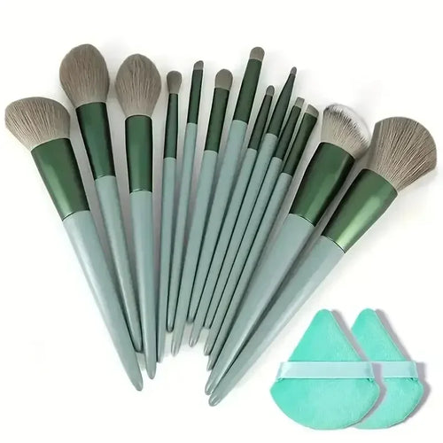Professional Makeup Brush Set - Soft Fluffy Cosmetic Brushes for