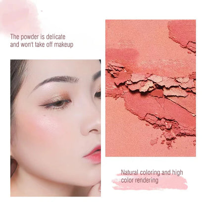 HISYI monochrome blush whitening matte cosmetics vitality girl nude