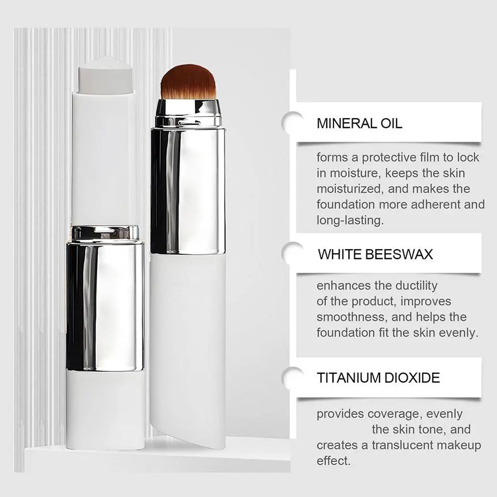 2-in-1 Color-Changing Foundation Stick Liquid Lightweight Moisturizing