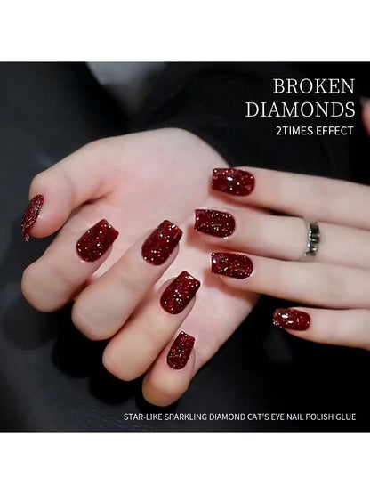 15ml Broken Diamond Halloween Christmas Nails Gel Nail Polish Adhesive