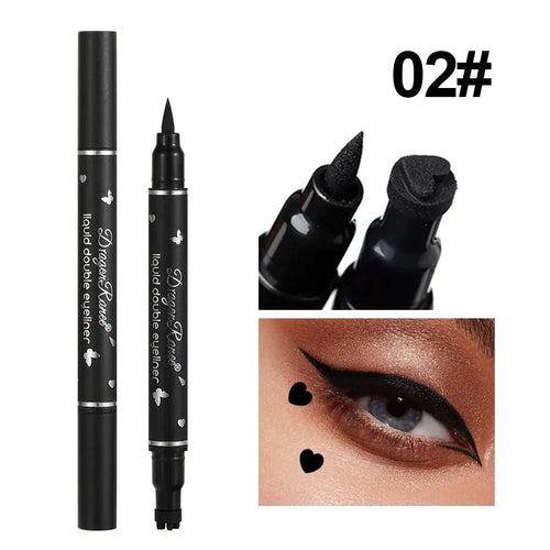Dragon Ranee Double head Star Seal Eyeliner waterproof non-smudging