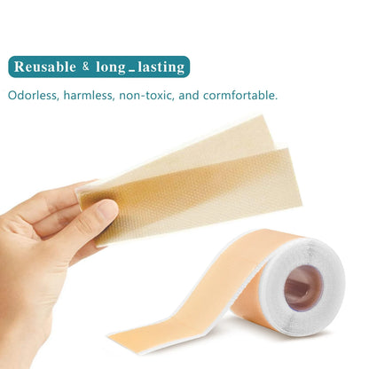 4cm X 150cm Silicone Scar Sheets , 1 Roll Self-Adhesive Scar Cover