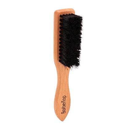 Barbertop Men Beard Brush Wooded Handle Soft Hair Cleaning Brush