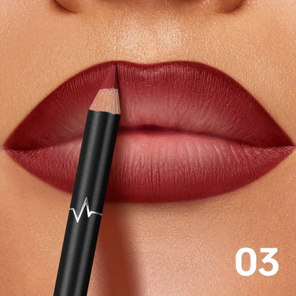 Pudaier 6-Color Waterproof Matte Lip Liner - Long-Lasting,