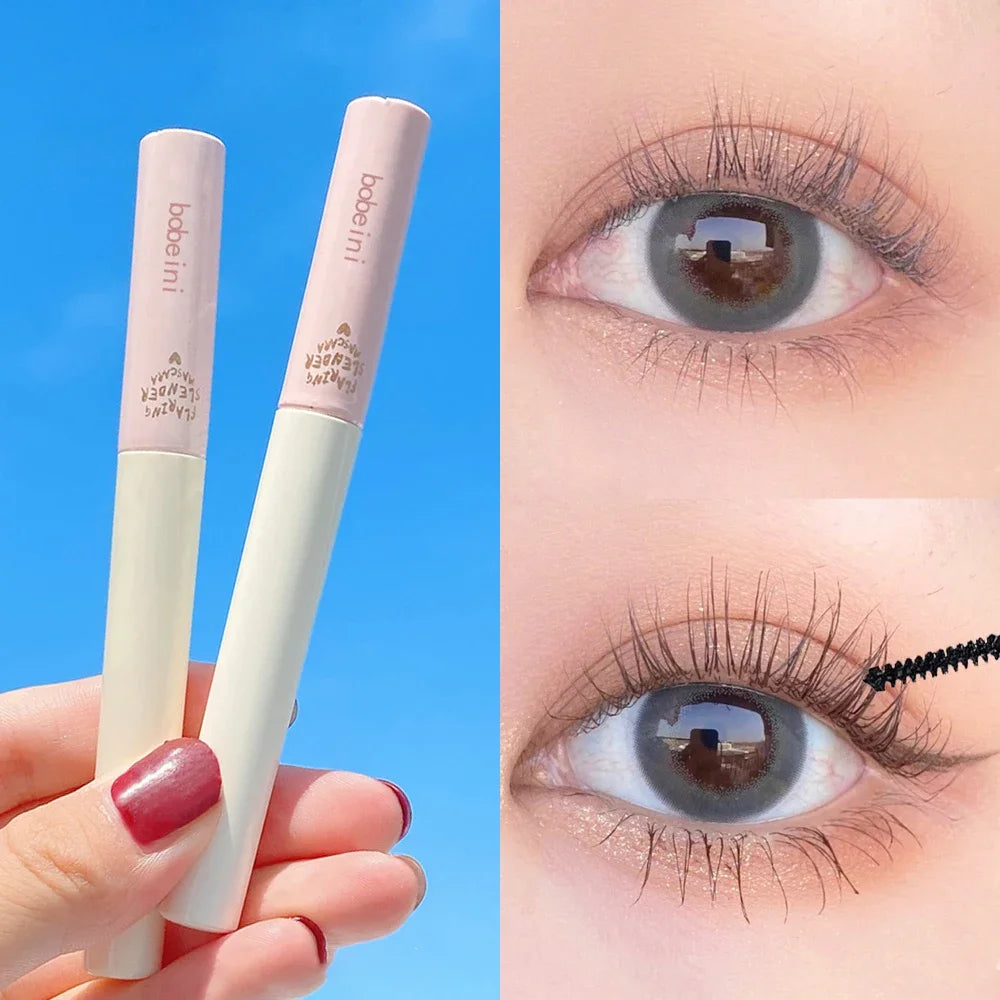 Silk Fiber Curling Mascara, Ultra-Fine Brush, Lengthening &