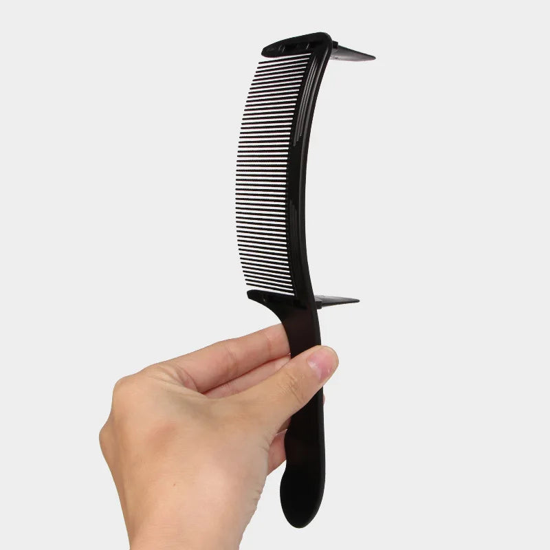 Barber Flat Top Haircut Comb Curved Hair Clipping Cutting Arced Comb