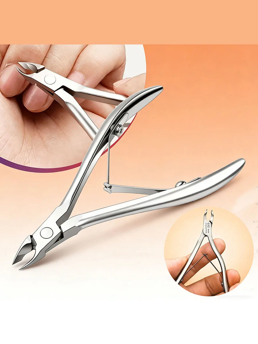 Professional Cuticle Scissors - for Dead Light Beige and Old,