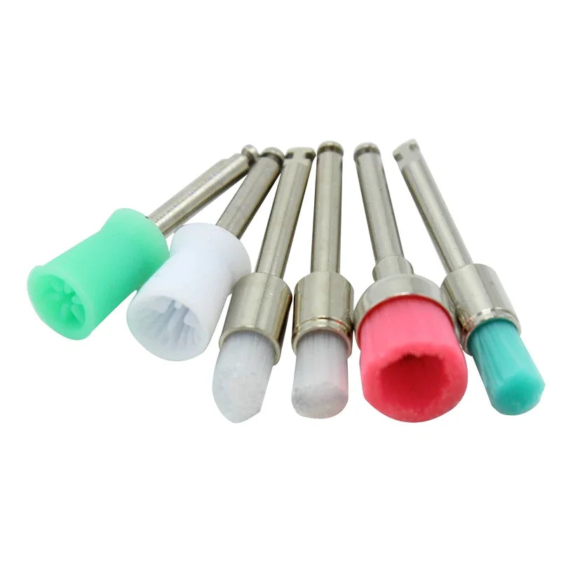 100pcs Dental Prophy Brushes Polishing Polisher Disposable Latch type