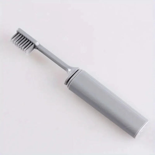 Portable Compact Charcoal Folding Toothbrush - Perfect for