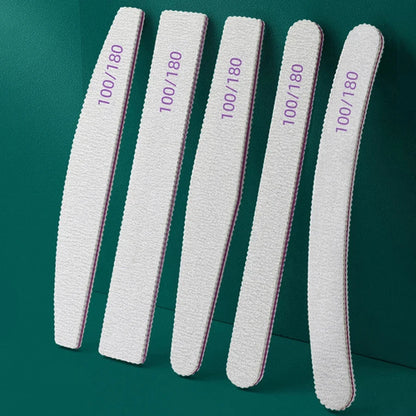 Nano Glass Nail File Transparent Crystal Nail Polish Rubbing Strip