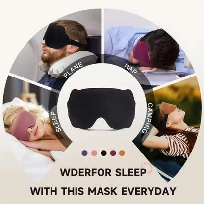 3D Sleeping Mask Slaapmasker Night Sleep Patch Portable Eyemask Pad