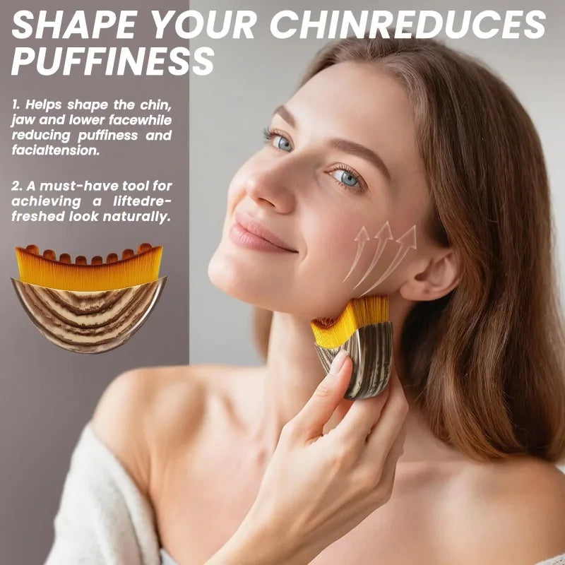 New Lymphatic Contour Face Brush, Lymphatic Drainage Massager for