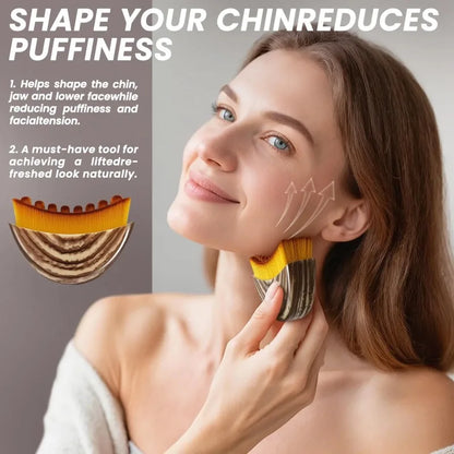 New Lymphatic Contour Face Brush, Lymphatic Drainage Massager for