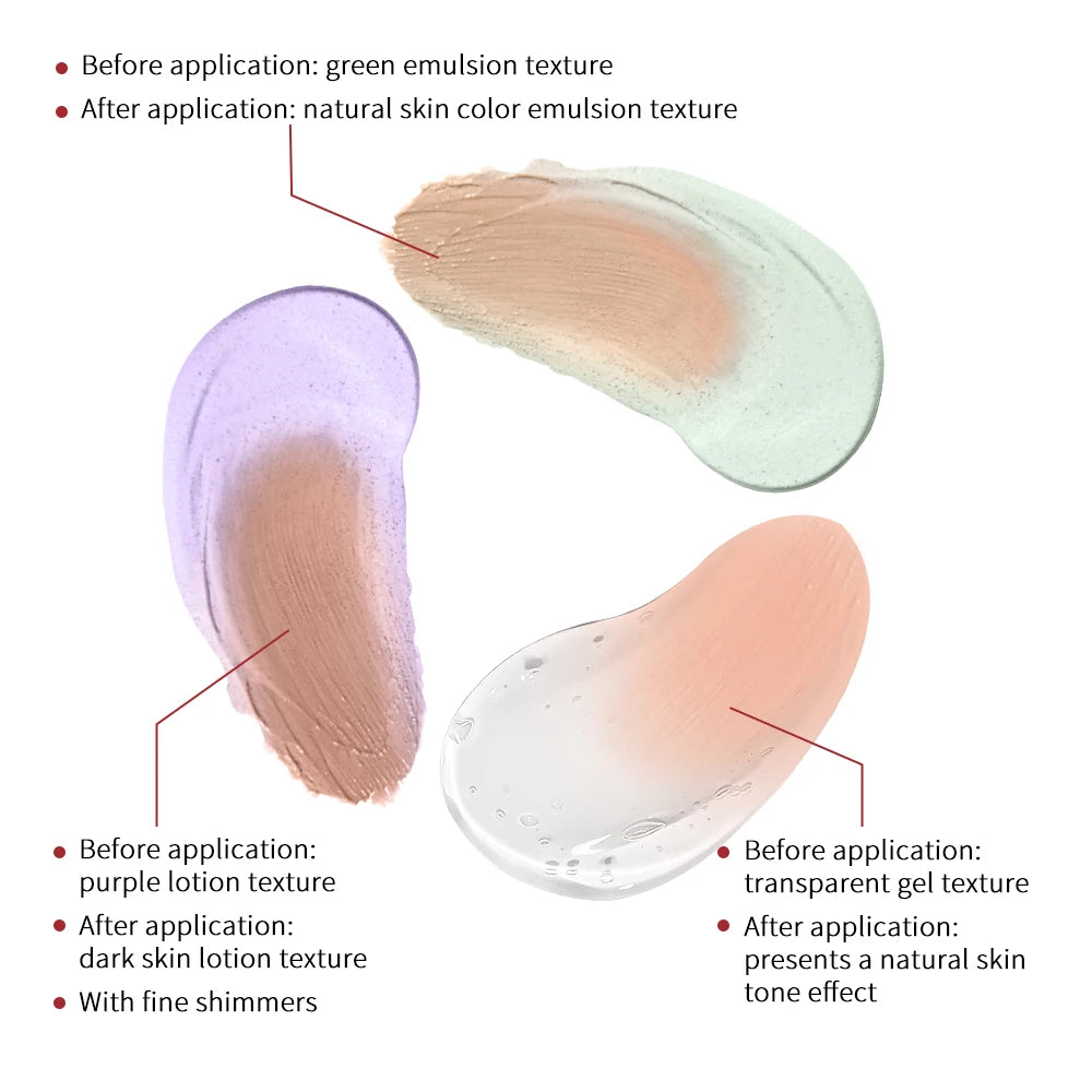 3Colors CC Cream Liquid-Based Full Coverage Cream Waterproof