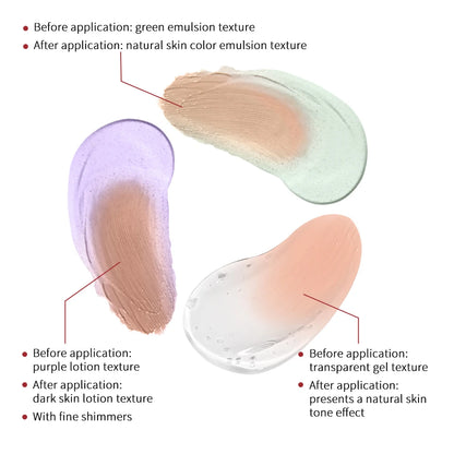 3Colors CC Cream Liquid-Based Full Coverage Cream Waterproof