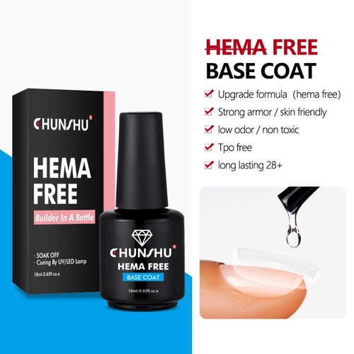 CHUNSHU Hema FREE Construction UV Gel 18ml Builder Nail Gel In A