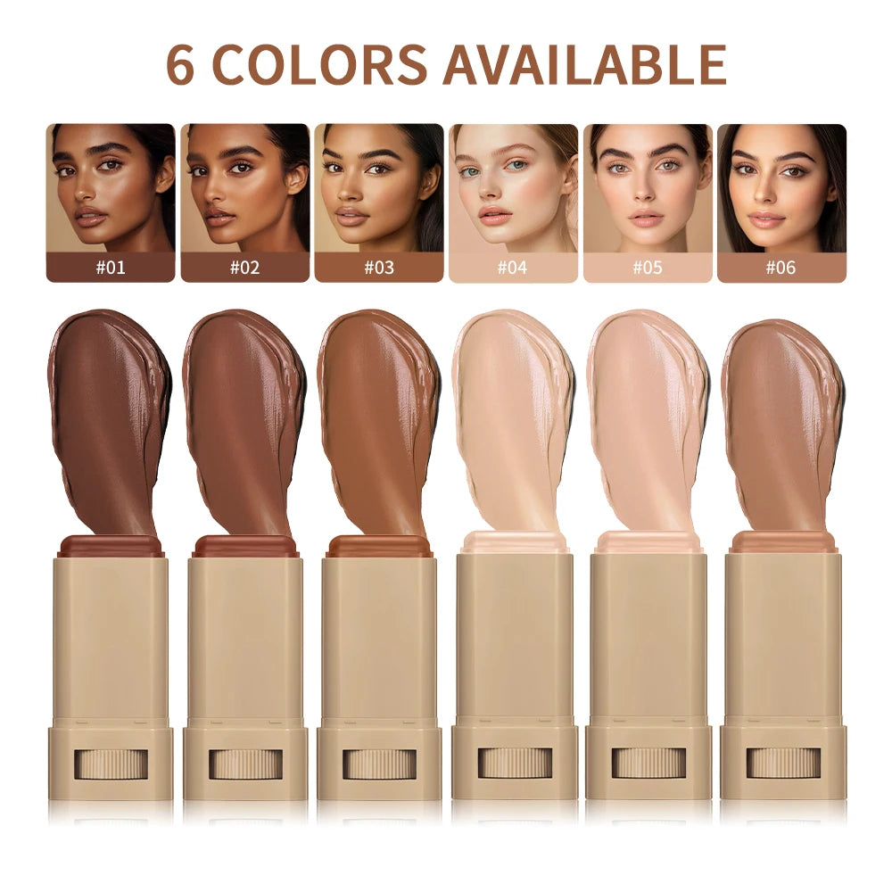Foundation Skin Tint Balm Skin Tint Stick Waterproof Nourishing Solid