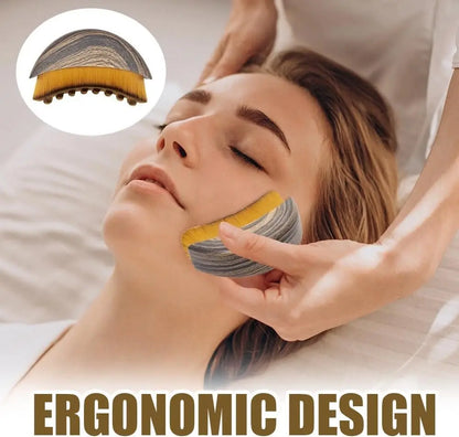 Lymphatic Contour Face Brush,Chin &Jawline Sculpting,Drainage Massager