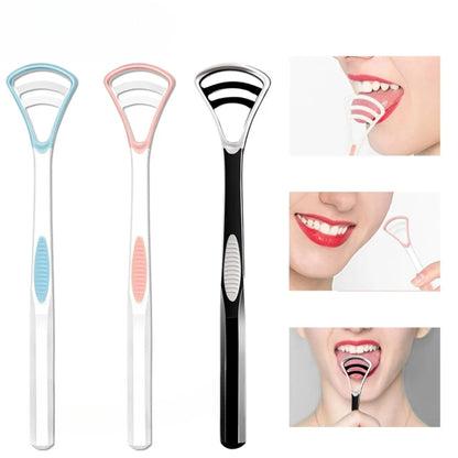 Silicone Tongue Scraper 1Pcs Macaron Color Tonger Brush Cleaning Tools