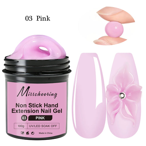 1Jar 100/150g Poly Nail Gel UV LED Cured Builder Nail Gel Acrylic