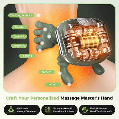 Neck Shoulder Massager Finger Pressure Shiatsu Neck Back and Shoulder