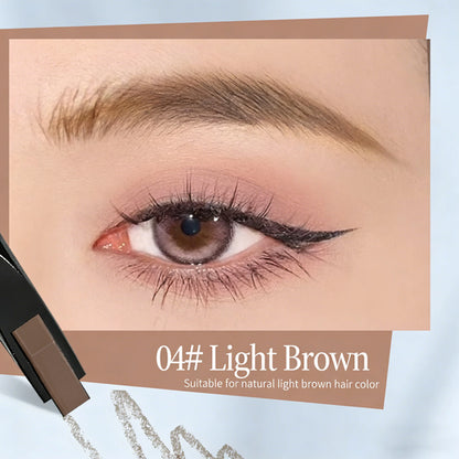 QXQY Eyebrow Pencil Automatic Rotating Double Head Long Lasting