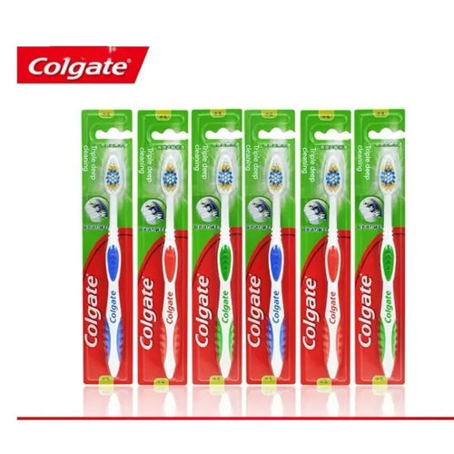 Clogate 6pcs Adult Soft Bristle Toothbrush Whitening Oral Hygiene For