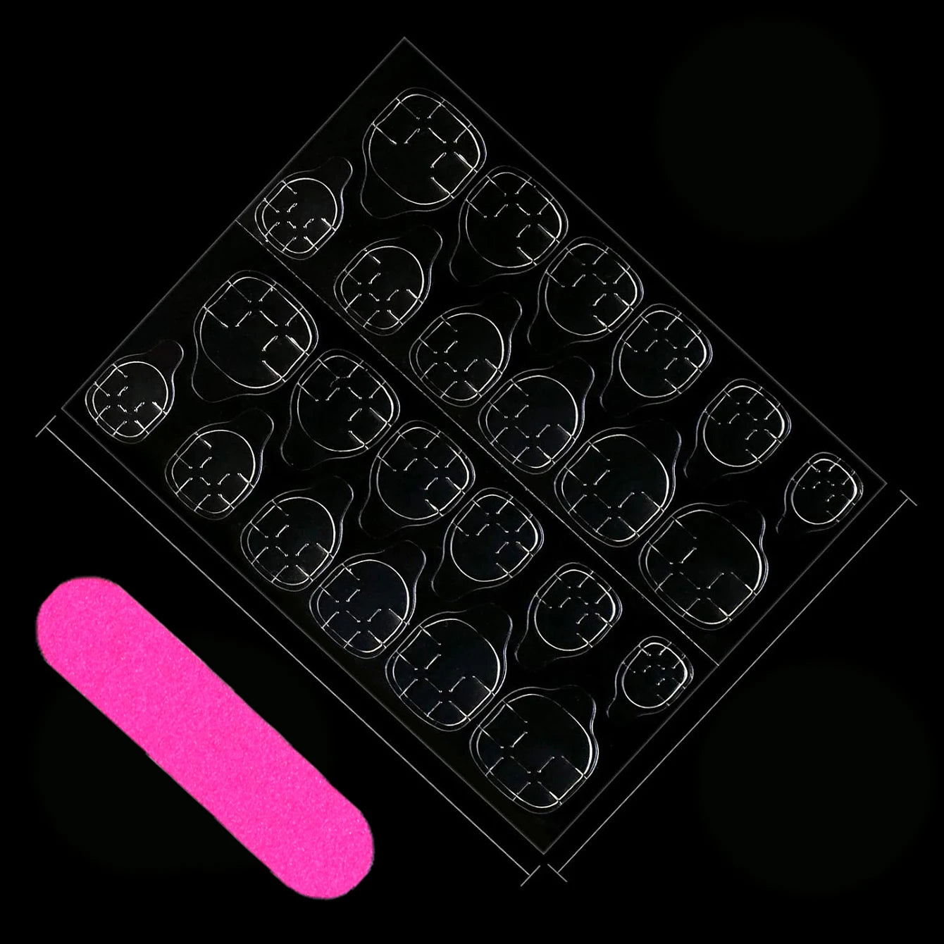 240PCS Short Almond Nail Tips Soft Gel Pre-Shaped Acrylic Nail Tips
