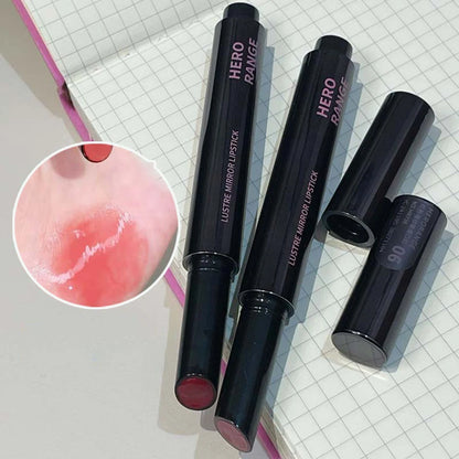 HERORANGE Push-button Mirror Lipstick Moisturizing Long-lasting Lip