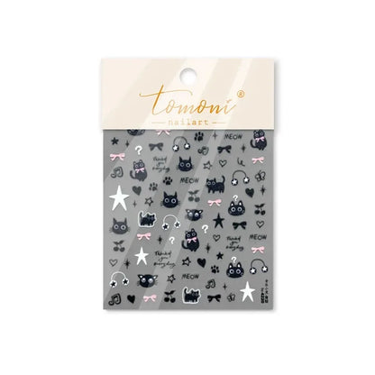 1 piece of Red Cliff character cute anime cartoon nail sticker Kawii