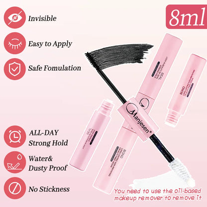 DIY Lash Extension Kit Lash Bond and Seal Remover Tweezers Makeup Set