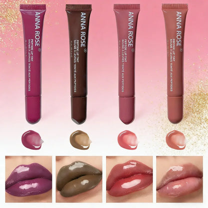 Miiror Glass Lip Glaze Jelly Oil: 1/4 Pcs Long Lasting Waterproof,